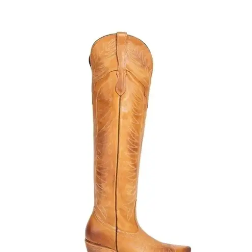 NEW IN BOX Freebird Misty Size 7 Color WHEAT tall Bohemian Hipi Boots Orange