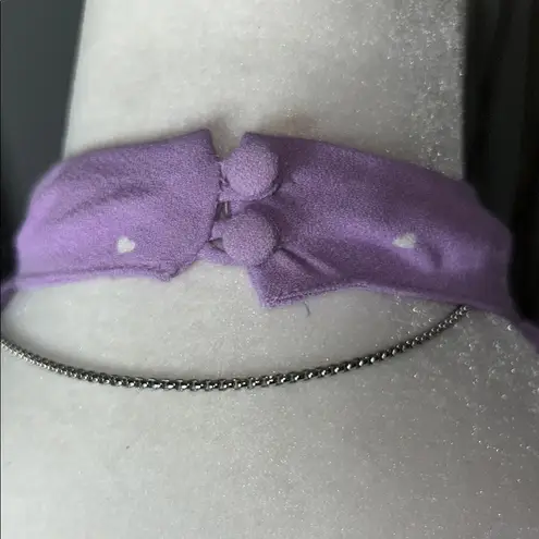 AFRM Purple Puff Sleeve Blouse with Cut