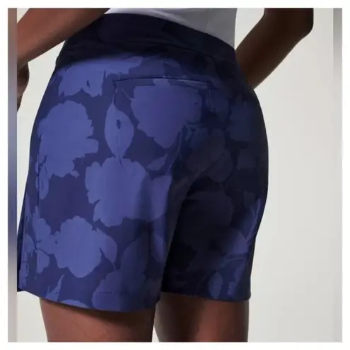 Spanx NEW  Sunshine Skort Navy Blue 6" Inches Shorts Golf Tennis Pickleball Large