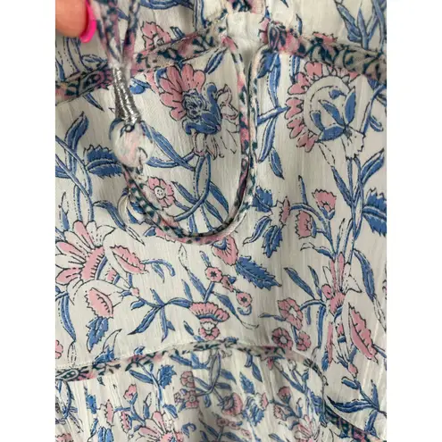 Saylor NYC Evelynne Ruffled Mini Dress in Lotus Black Floral Size XS