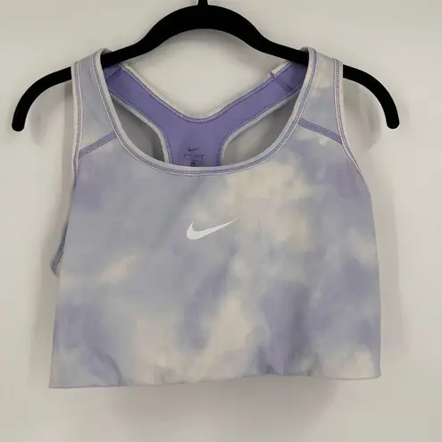 Nike  Womens Icon Clash Tie Dye Sports Bra Crop Leggings Size 2X 1X Purple White