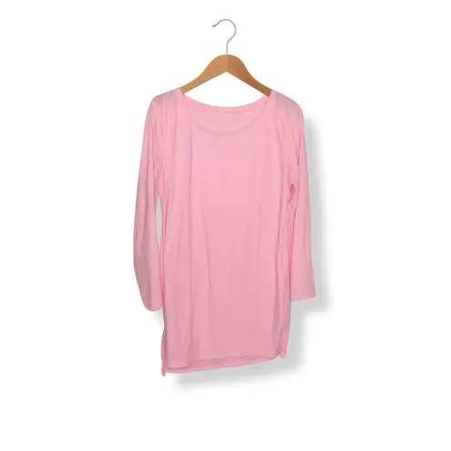 Soft Pink Long Sleeve Nightgown SZ S – Cozy Sleepwear Pink