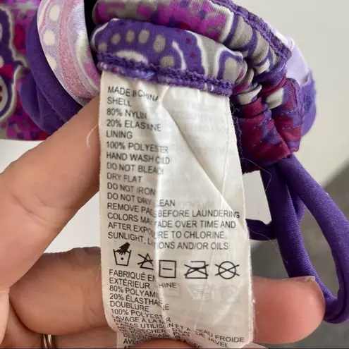 prAna 3/$20 Moorea Tankini Top in Dusted Peri Jasmine