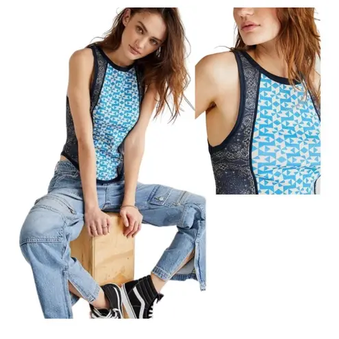 Free People  Too Hot to Handle Boho Tank Size Medium