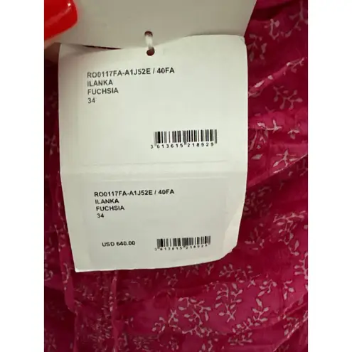 Isabel Marant Etoile Ilanka Dress Fuchsia Size 34