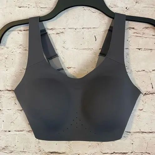 Brooks  Dare Scoopback Run Sports Bra Adjustable Asphalt Gray Size 32 C/D