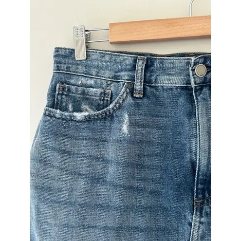 JBD Denim Mini Skirt Sz L Blue Size L