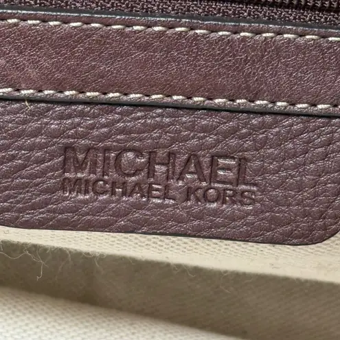 Michael Kors  Vintage Greenwich brown pebbled leather tote bag