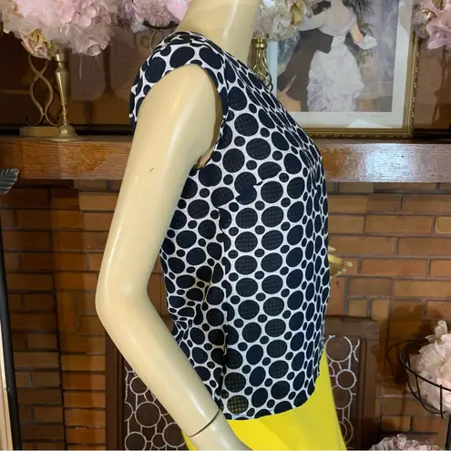 The Limited BLUE & WHITE POLKA-DOT TOP (XS)