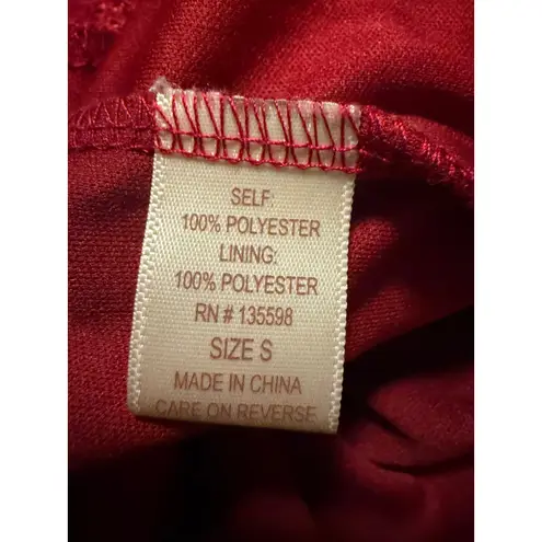 Liberty Love Red Lace Bodycon Dress Cocktail Party Evening Sexy Small whimsi Y2K fairy lace s