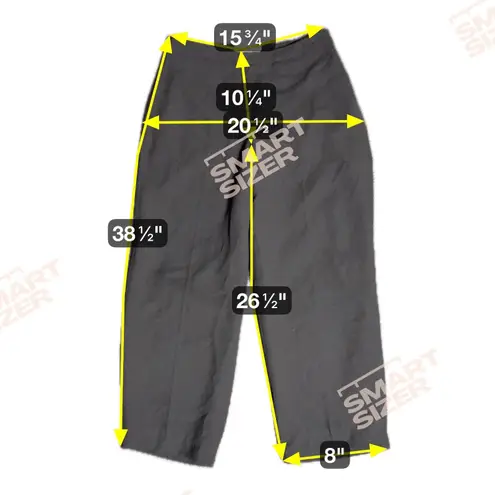 Vintage Judith Hart Women 8P Black Straight Leg Dress Pants Career Office Formal