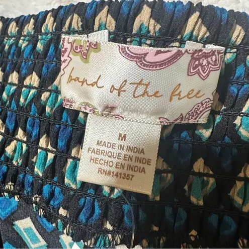 Band Of The Free Size M Blue/Green Colette Teal Mini Skirt Business Casual Fall Blue Size M