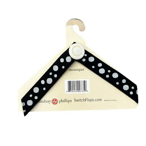 LOT of 4 L Switch Flops Lindsay Phillips Straps Size LARGE 9 10 11 NEW