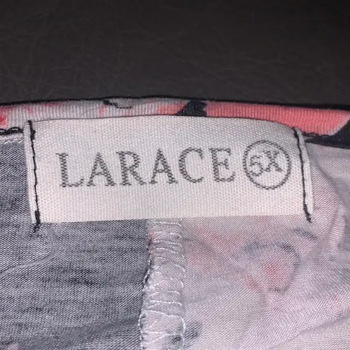 Larace clothing Larace V-Neck Loose Fit Flowy Long Sleeve Tunic Top Plus Size Women