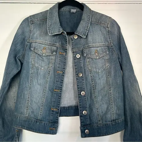 BP Nordstrom  Medium Wash Cropped Denim Jacket M