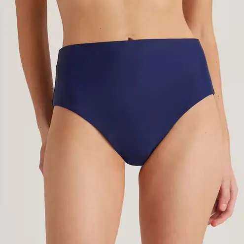 Quince NWOT Italian High Rise Navy Blue Bikini Bottom Swimwear Sz XS sold out