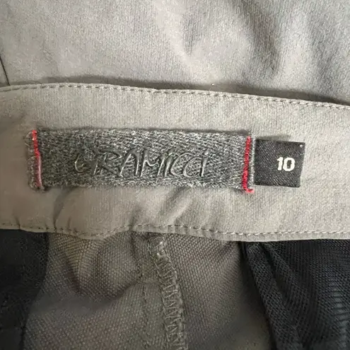 Gramicci Womens Pants Grey Nylon Quick Dry Hiking Travel Outdoor Size 10 Gray