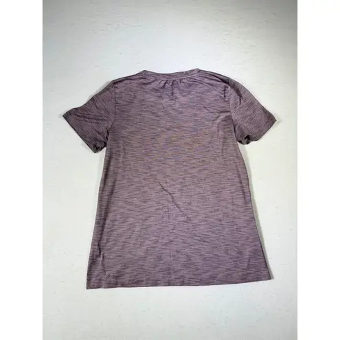 Mondetta Women's Heathered Purple Short Sleeve Athletic T-Shirt Size S