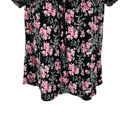 American Eagle  Outfitters Floral Off Shoulder Top Blouse