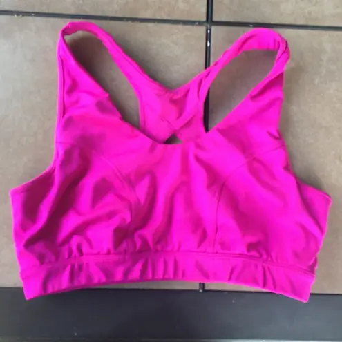 Fuschia Sports Bra Pink Size M