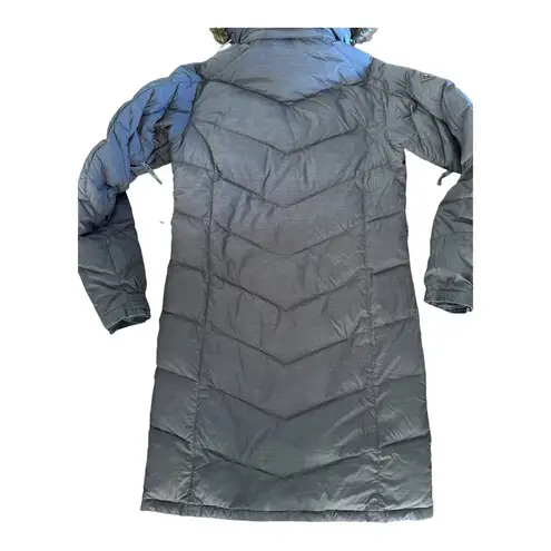 Eastern Mountain Sports Browm down coat removable Faux fur Hood size medium