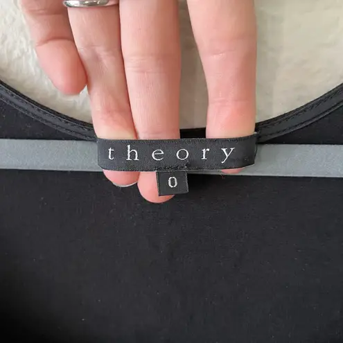 Theory  Two Tone Wool Combo Skirt and Top Mini Dress Women's Size 0