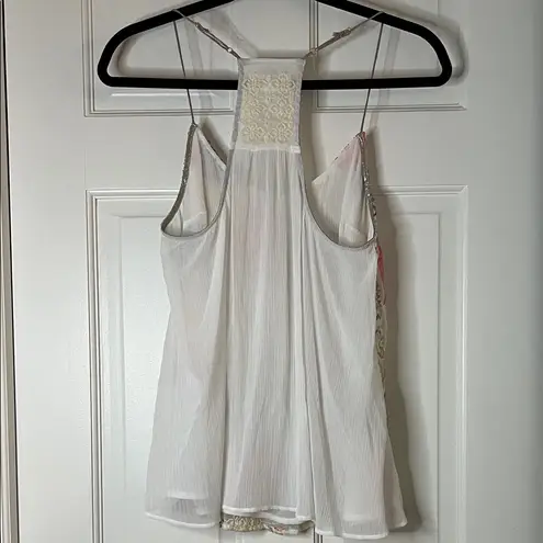 Anthropologie Floreat Patchwork Sequin & Embroidered Louisa Tank Top