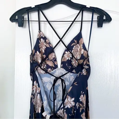 Bec & Bridge Dress Opaline Floral Silk Strap Maxi Cutout Wedding Multi 6 NWT