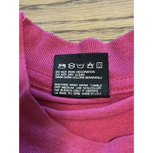 Fruit of the Loom Vintage Womens XL Best Fruit Of The‎ Loom Pink Western Aztec Arizona T-Shirt