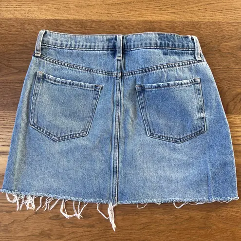 Aeropostale High Rise Jean Skirt