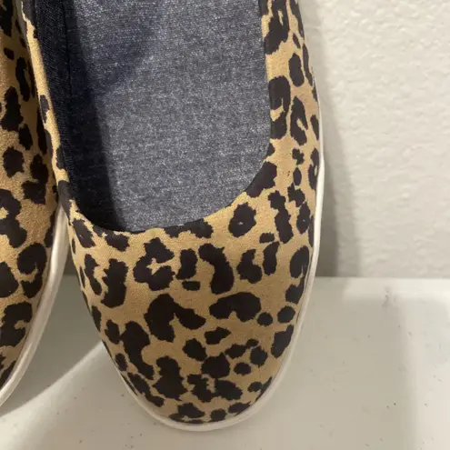 Dr Scholls 9.5 Ballet Flats Brown Leopard Print Comfort Low Shoes