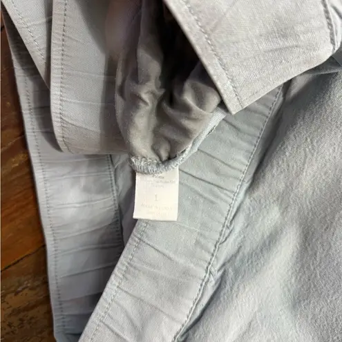 Free Fly Womens Stretch Canvas Cotton Blend Shorts in Bay Blue ~ Size Large 💚🍄