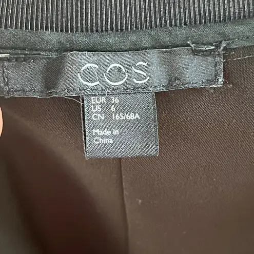 COS Women's Black Layered Midi Skirt Size 6