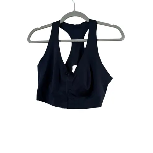 C9 Champion Women's Black Zip Front Racerback Sports Bra XL