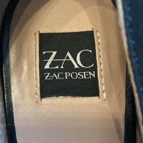 ZAC Zac Posen Valerian Half d’Orsay Heels Black Size 7.5