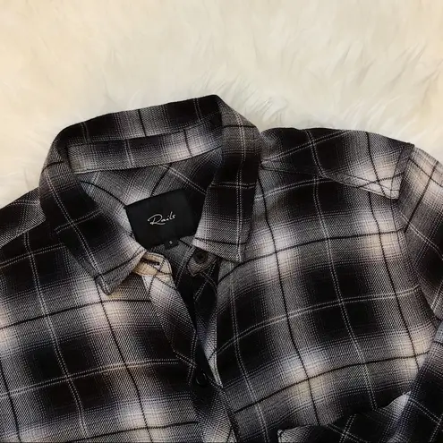 Rails Hunter Plaid Button Up Long Sleeve Top