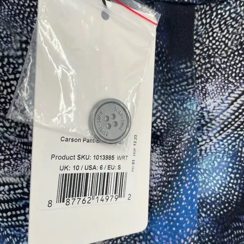 Saint & Sophia Lightweight Abstract Highrise Wide Leg Black Quiet Luxury Pants 6