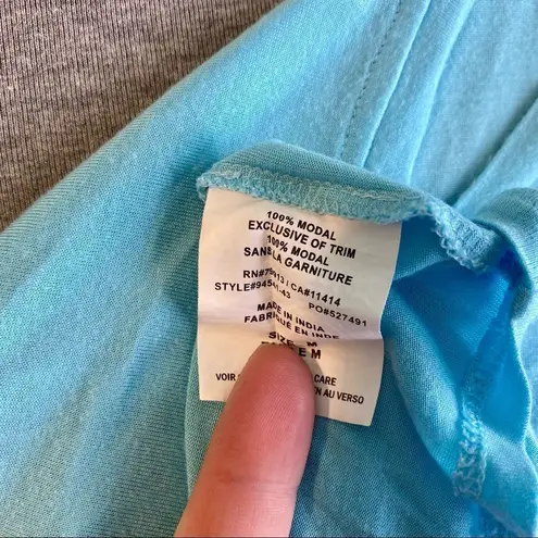 Motherhood Maternity Blue Half Sleeve Scoop Neck Medium