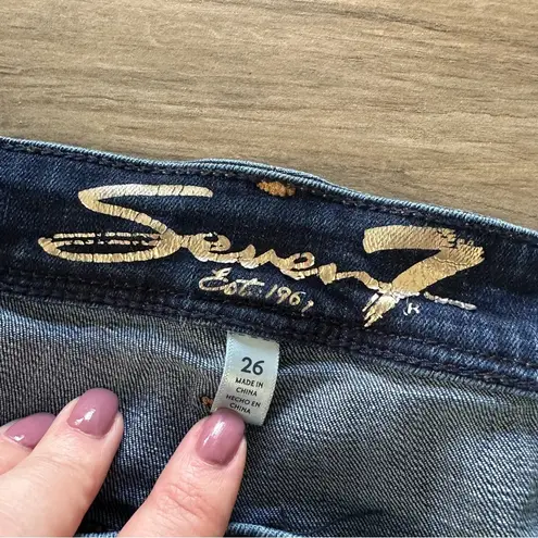 Seven 7 cropped blue jeans size 26