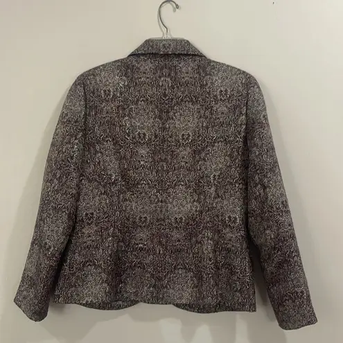 Focus 2000 Metallic Vintage Purple Blazer Size 10