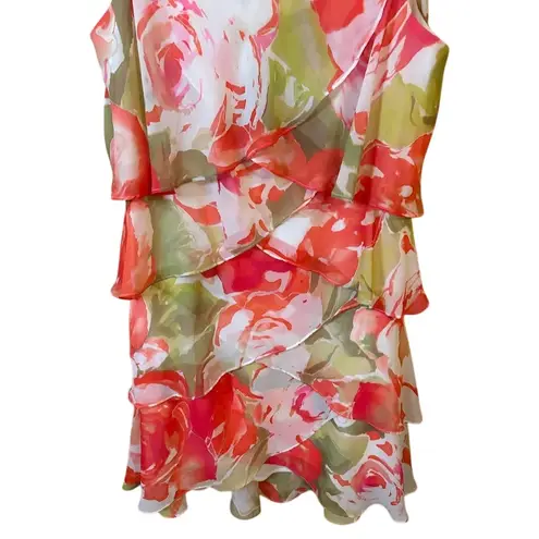 Ignite by Carol Lin Floral Sleeveless Dress