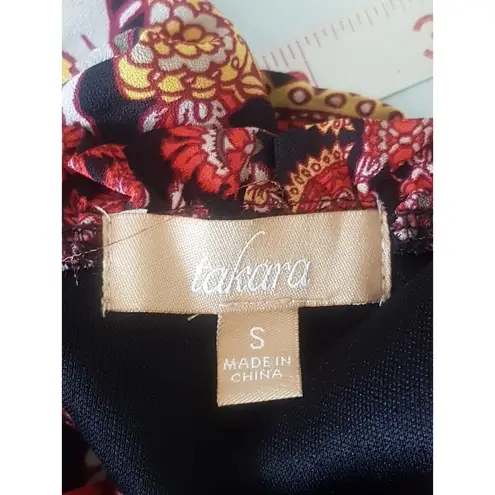 Takara Dress Womens Sz Small Floral Shift Prairie Hipster Boho Bohemian Festival