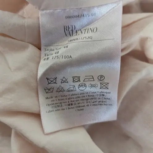 Red Valentino RTR red ♥️ Floral Embroidered Poplin Dress a-line EU 48 (12)