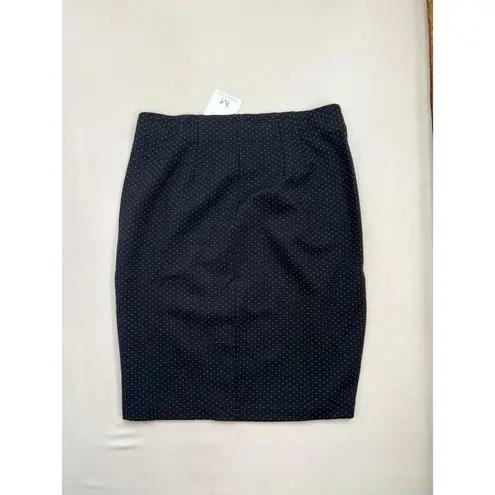 Magaschoni M Skirt Womens Size S Black White Knit Pencil Classic Pull On