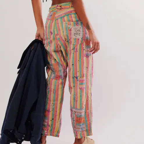 Magnolia Pearl Striped Miner Pants