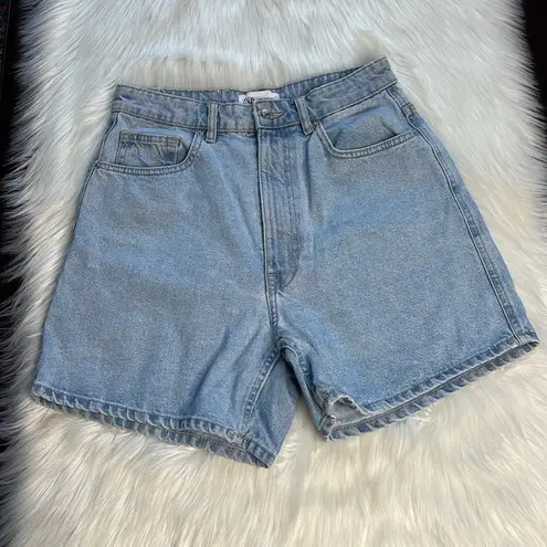 ZARA High Rise Mom Shorts