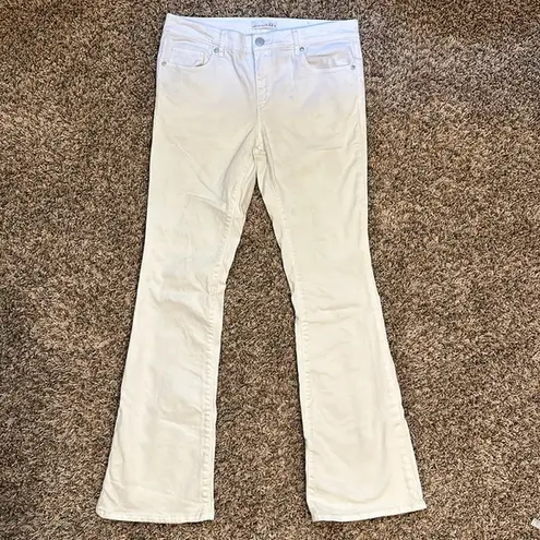 Loft  White Flare Jeans 28 / 6