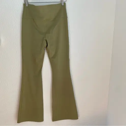 All In Motion avocado green high rise flare leggings size L