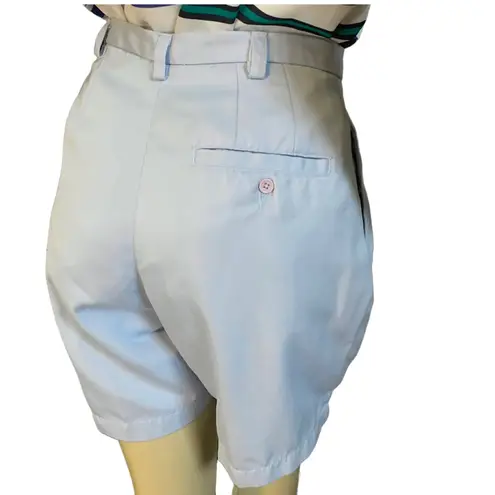 VINTAGE 1990'S COLLECTION BY CHEROKEE LIGHT BLUE HIGH WAISTED SHORTS (14)