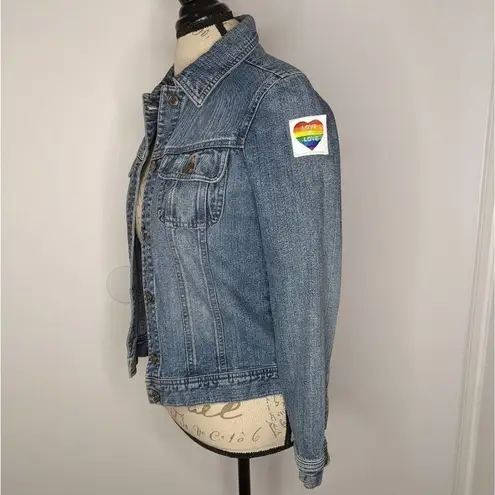 Old Navy  Jean Pride Patch Jacket XS